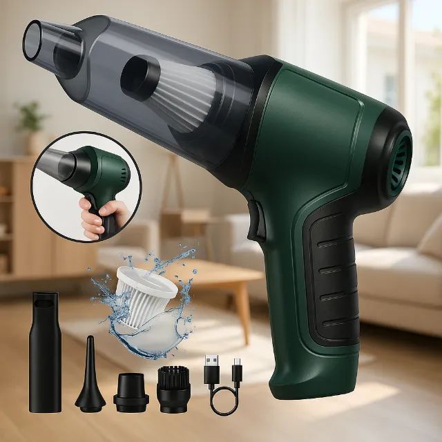 Aspirateur-Souffleur 2 en 1 Aspirez, Soufflez; un seul appareil pour tout gardez propre